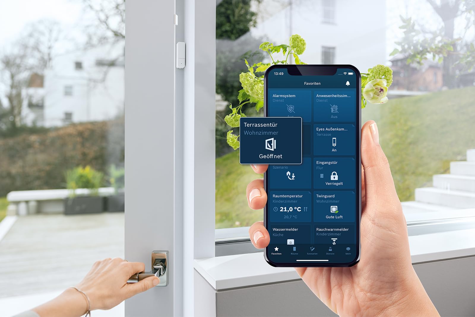 Bosch Smart Home Starter-Paket Raumklima II, effiziente Raumklimasteuerung und energieeffizientes Heizen, kompatibel mit Apple Homekit, Amazon Alexa und Google Assistant