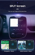 hizpo Android 14 Autoradio für Renault Clio4 2012–2019, 8-Core 4G+32G GPS Navi für Renault Clio Radio mit kabellosem CarPlay Android Auto Bluetooth DAB WiFi 4G Mirror Link Rück-/Frontkamera-Eingang/FM
