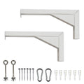 Elite Screens Universal-Projektor-Leinwand, 30,5 cm, Weiß, verstärkte Metallkonstruktion, Wand- oder Deckenmontage, inkl. Haken und Beschläge