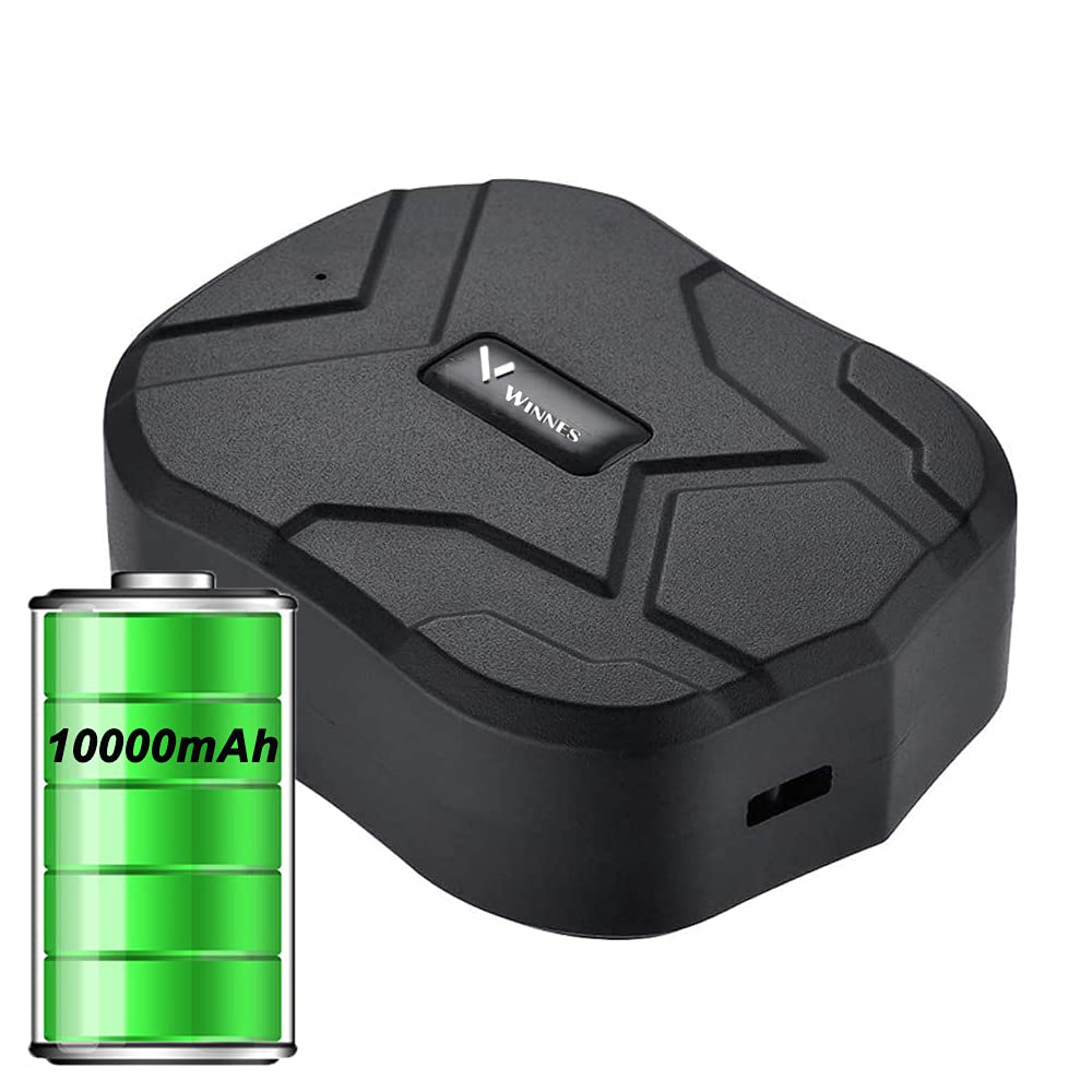 GPS Tracker Auto ohne ABO 150 Tage Standby, Echtzeit-Tracking, wasserdicht, Anti-Verlust-Alarm für Auto, LKW, Boot mit kostenloser App/Web