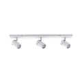 Paulmann 66713 Spotlight Zyli IP44 Balken max 3x10W GU10 Weiß/Chrom 230V Metall 667.13 Deckenleuchte Lampe LED Deckenlampe ohne Leuchtmittel