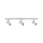 Paulmann 66713 Spotlight Zyli IP44 Balken max 3x10W GU10 Weiß/Chrom 230V Metall 667.13 Deckenleuchte Lampe LED Deckenlampe ohne Leuchtmittel