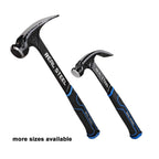 REAL STEEL Klauenhammer mit Magnetischen Nagel Starter und Ergonomische Griff 595g Rahmenhammer Zimmermannshammer, 0517