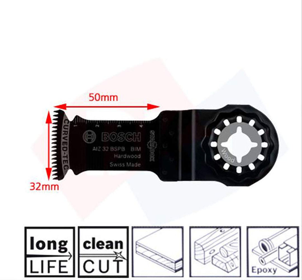 Bosch 5 tlg. Starlock Best of Cutting Tauchsägeblatt Segmentsägeblatt Multitool Set (für Holz und Metall, Professional Zubehör Multifunktionswerkzeug)
