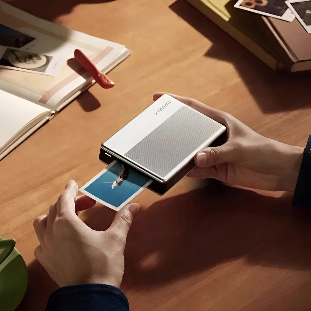 Xiaomi Tragbarer Fotodrucker, 1S, tintenloser Druck, dünn, 180 g, Ultraleicht, Bluetooth-Verbindung, mehrere Benutzer gleichzeitig, Versiegelungsfolie, inklusive 5 speziellen Filmen