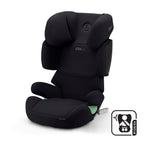 CBX by CYBEX Kinder-Autositz Solution X i-Fix, Für Autos mit und ohne ISOFIX, Ab ca. 3 bis 12 Jahre (100 - 150 cm), Ab ca. 15 bis 50 kg, Schwarz