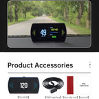 GOFORJUMP P12 5.8 TFT OBD2 Hud Head Up Display Digitaler Auto Geschwindigkeit Projektor Bordcomputer OBD2 Tachometer Windschutzscheibe Projektor