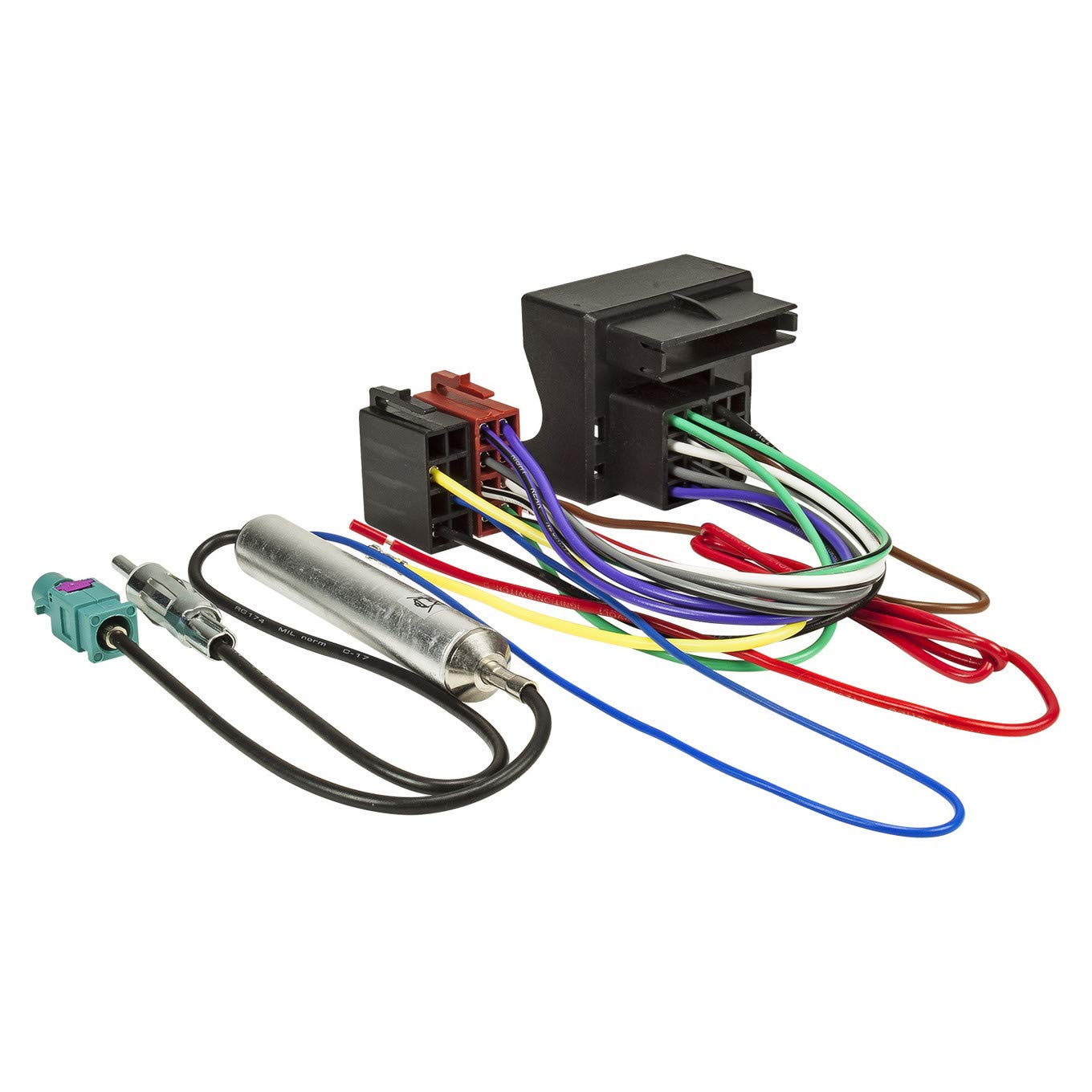 Sound-way Kabel Adapter ISO Autoradio kompatibel mit Citroen