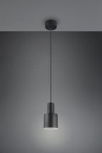 Trio Leuchten Pendelleuchte Agudo 319400132, Metall Schwarz matt, exkl. 1x E27