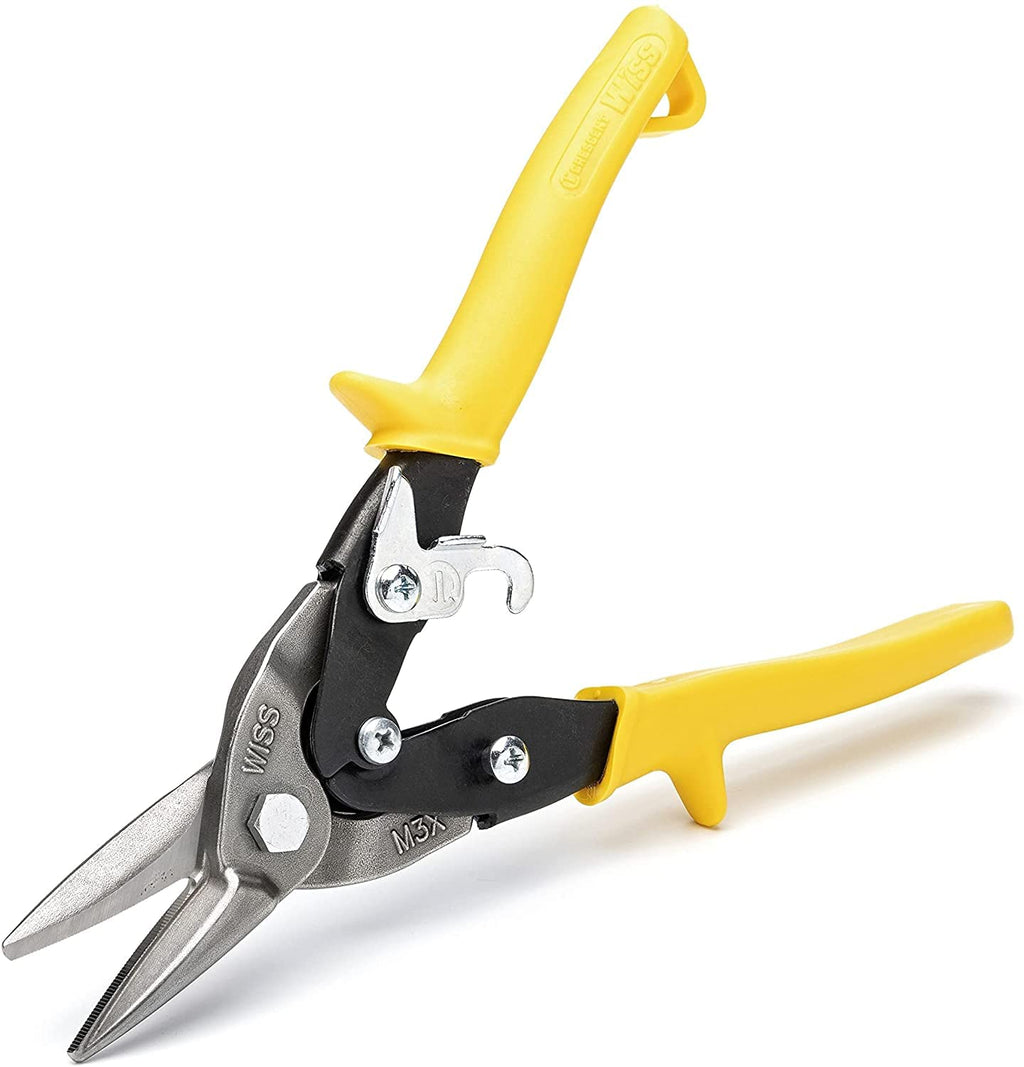 Wiss M3R 248mm MetalMaster Blechschere mit Hebelübersetzung, Links, gelb