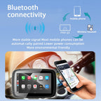 GOFORJUMP Wireless CarPlay & Android Auto 5" Zoll Touchscreen Motorrad Navigator IPX7 wasserdichte Motorrad Bluetooth Verbindung