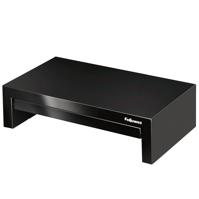 Fellowes Monitorständer Designer Suites, höhenverstellbar um 4 cm, ergonomisch, mit Aufbewahrungsfach, für Monitore bis 21 Zoll bzw. 18 kg