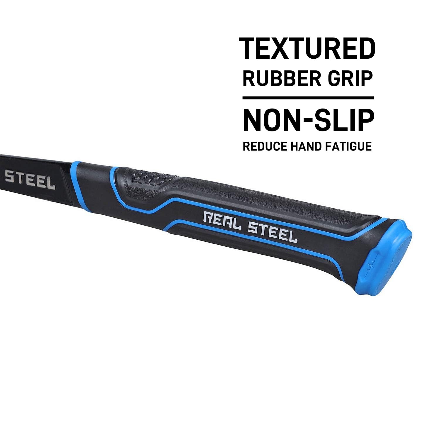 REAL STEEL Klauenhammer mit Magnetischen Nagel Starter und Ergonomische Griff 595g Rahmenhammer Zimmermannshammer, 0517