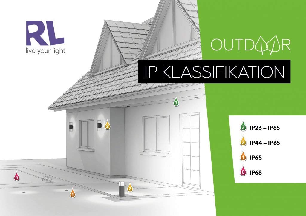 Reality Leuchten LED Akku Außen Tischleuchte Aruba R57080101, Kunststoff weiß, ink. 1 Watt RBG LED mit Farbwechsel
