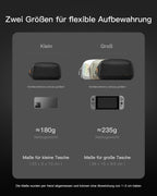 Inateck Elektronik Case, Spritzwassergeschützte Zubehörtasche, USB Kabel Gadget Organizer Tasche, Reisefreundlich