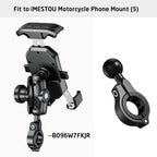 iMESTOU 2 x Aluminium-Kugelbasis für Lenkerhalterungen, kompatibel mit Ram/iMESTOU Handyhalterungen mit 2,5 cm Kugelbuchsen