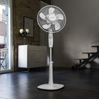 Cecotec Standventilator EnergySilence 1010 Extreme Flow. 16" mit 60 W und 3 Geschwindigkeiten, Timer, Oszillierend, leise, höhenverstellbar, 10 Flügel und maximale Sicherheit