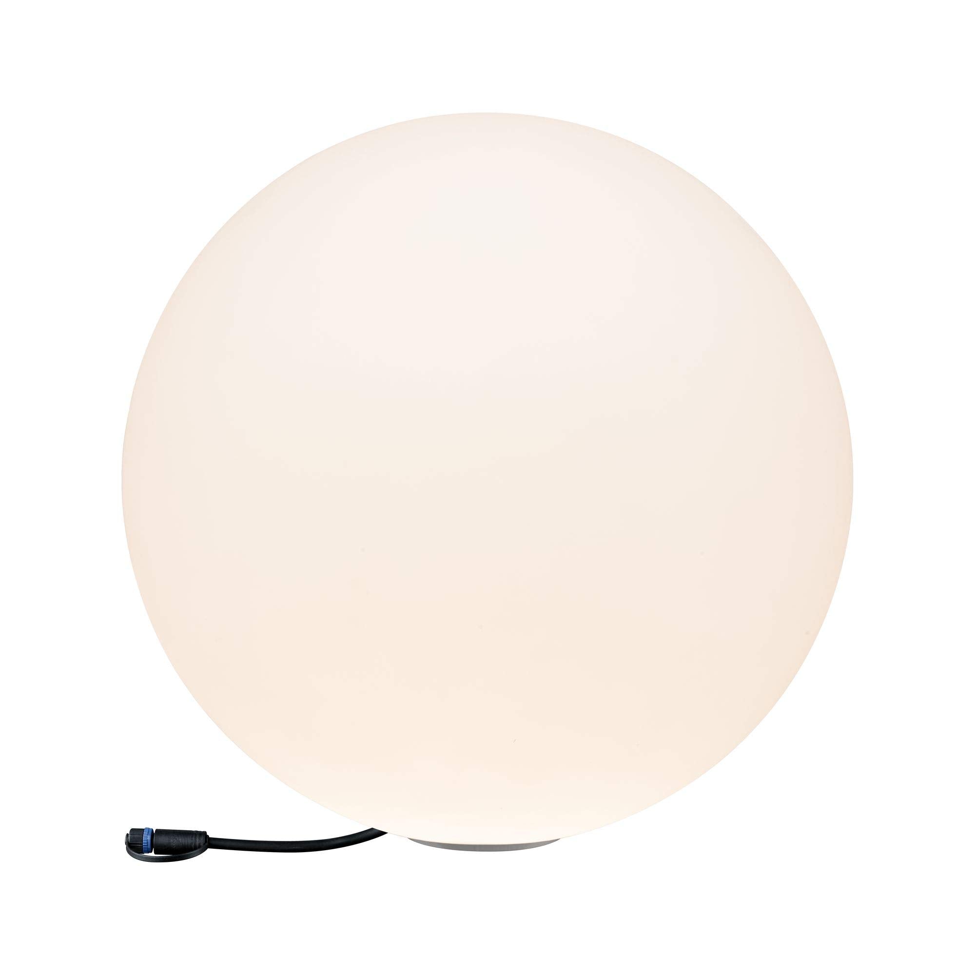 Paulmann 94179 Plug & Shine Lichtobjekt Globe IP67 3000K 575lm 24V Kugelleuchte Aussenleuchte Gartenbeleuchtung Terassenbeleuchtung 94179