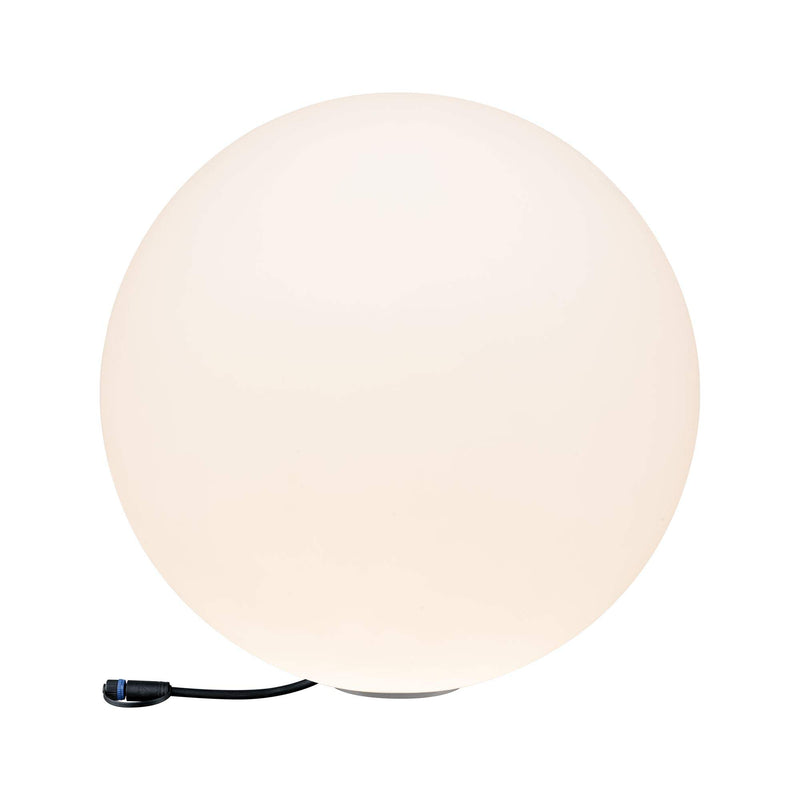 Paulmann 94179 Plug & Shine Lichtobjekt Globe IP67 3000K 575lm 24V Kugelleuchte Aussenleuchte Gartenbeleuchtung Terassenbeleuchtung 94179