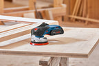 Bosch Professional 18V System Akku Exzenterschleifer GEX 18V-125 (inkl. Schleifteller (125mm), 1x Schleifpapier, Staubbeutel, L-BOXX, ohne Akku/Ladegerät)