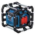 Bosch Professional 18V System Akku Baustellenradio GPB 18V-5 C (Empfang über Bluetooth, FM und AUX, inkl. 1x AUX Kabel, 2x 1.5 V LR6 Batterie (AA))