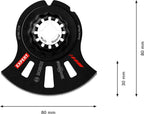 Bosch 1x EXPERT MultiMaterial ACZ 105 ET Segmentsägeblätter (für Faserkunststoffe GFK, CFK, Ziegelstein, Ø 105 mm, Professional Zubehör Multifunktionswerkzeug)