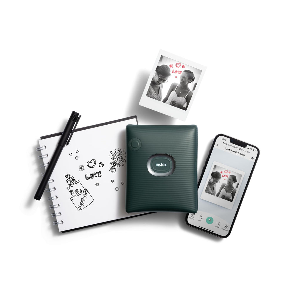 INSTAX Square Link Smartphone Drucker, Midnight Green