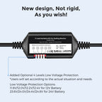 Azdome hardwire kits, Typ-C-USB-Hardwire-Kit 12V-24V bis 5V/2.5A Hardwire-Kit mit Niederspannungsschutz 12ft Auto-Dashcam-Ladegerät Netzkabel für Dashcam GPS-Stromversorgung Radarwarner
