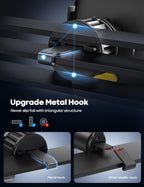 Lamicall Handyhalterung Auto, Handy Autohalterung - [2026 Federclip] Universal Lüftung Handyhalter Auto, 360 Grad Vent KFZ Halterung für iPhone 17/16/15/14/13 Pro Max Plus, Samsung 4-7 Zoll Smartphone