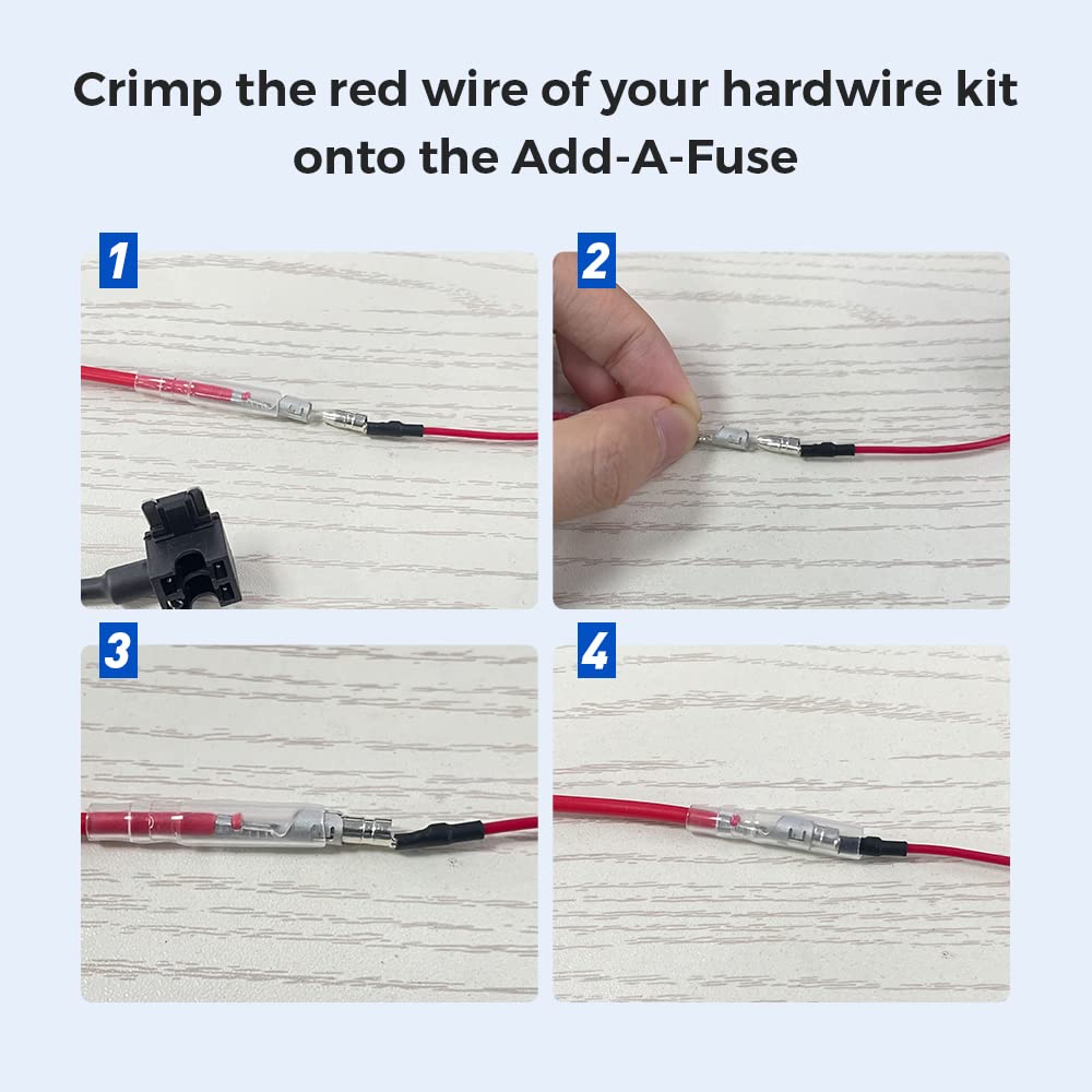 Azdome hardwire kits, Typ-C-USB-Hardwire-Kit 12V-24V bis 5V/2.5A Hardwire-Kit mit Niederspannungsschutz 12ft Auto-Dashcam-Ladegerät Netzkabel für Dashcam GPS-Stromversorgung Radarwarner