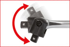 KS Tools 918.1292 1/2" CHROMEplus Gelenk-Steckgriff, 600mm