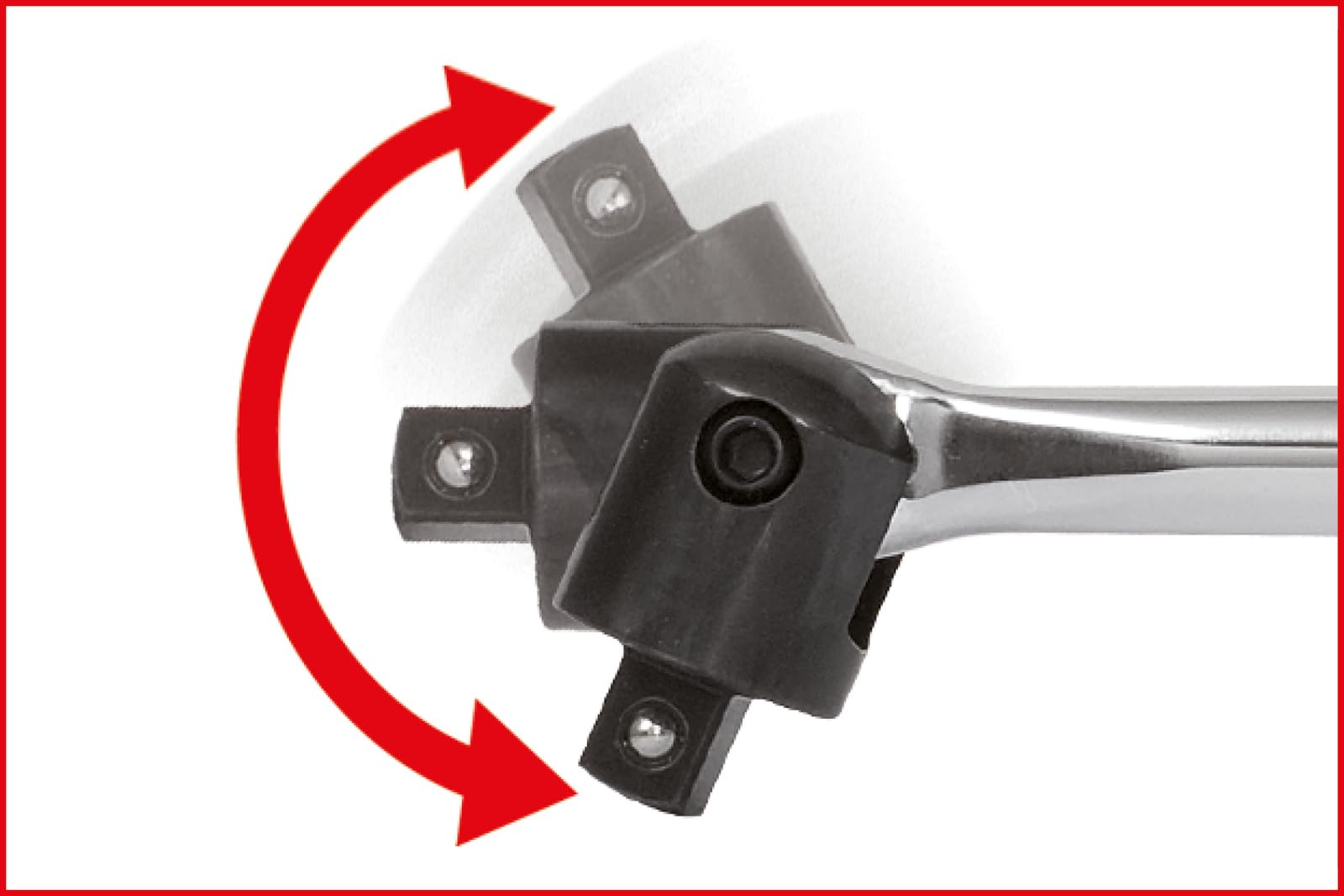 KS Tools 918.1293 1/2" CHROMEplus Gelenk-Steckgriff, 760mm