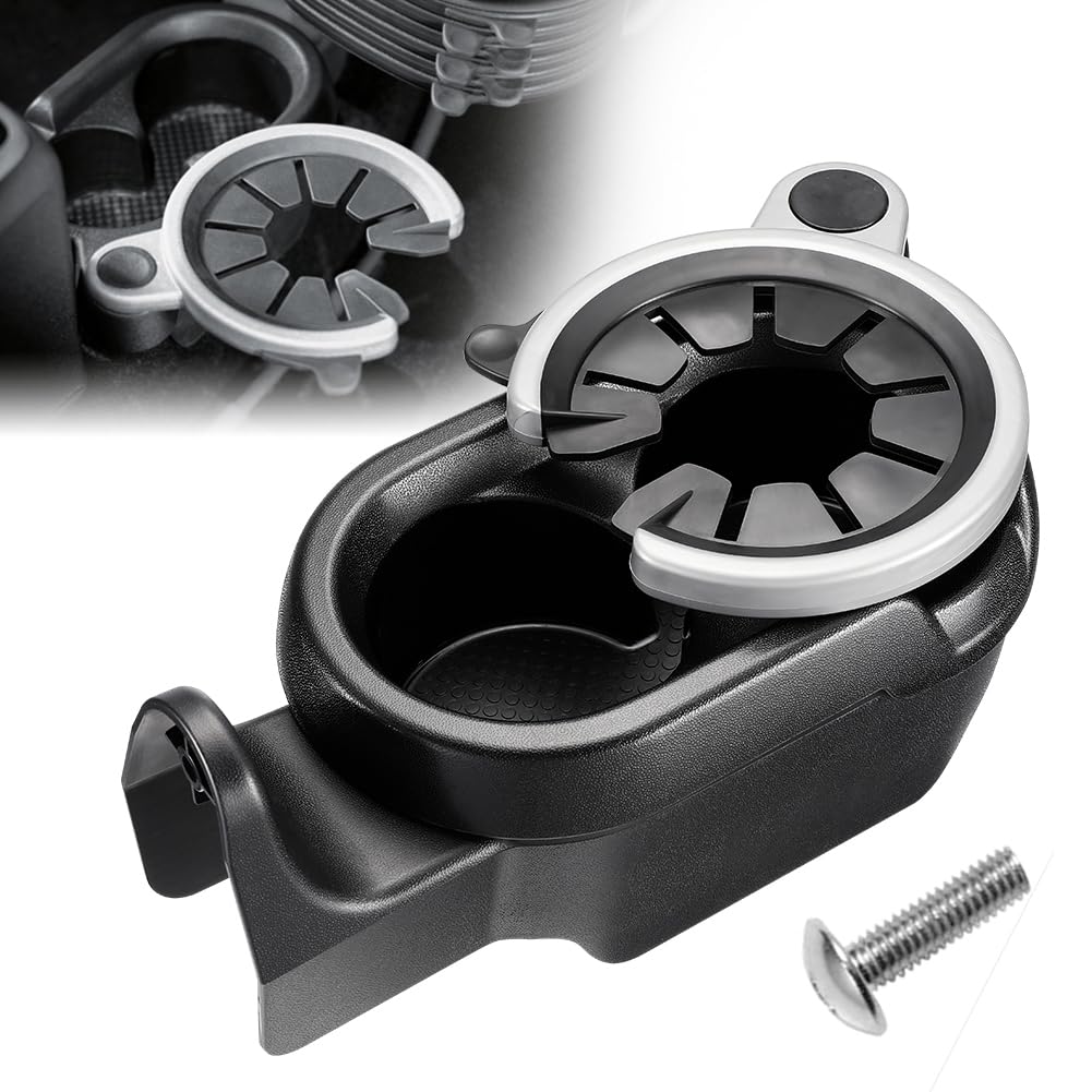 GEARMONSTER Getränkehalter, Mittelkonsole Becherhalter, Flaschenhalter für Benz SMART Fortwo W451 A4518100370 Auto Getränkehalter Expander, Schwarz