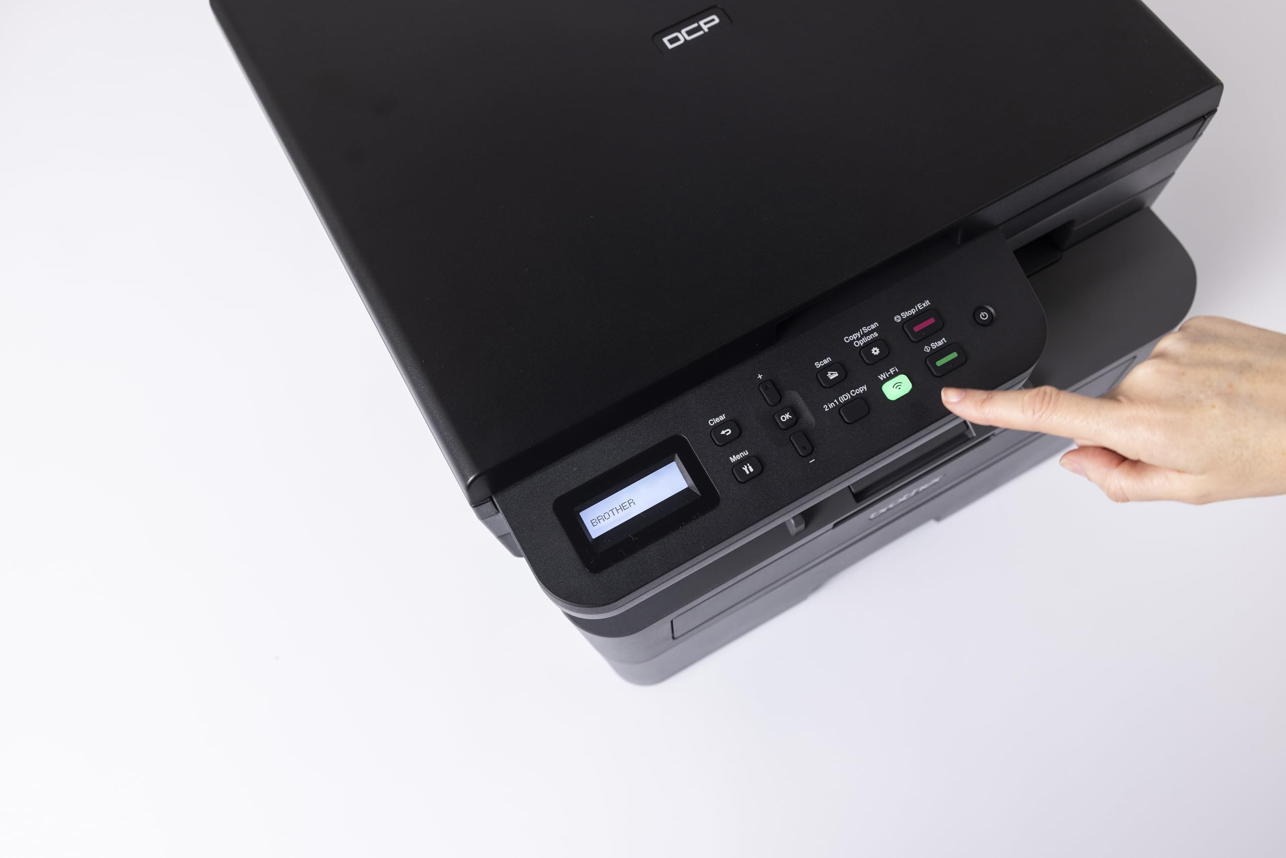 Brother DCP-L2627DWE 3-in-1 Monochrom-Laser-Multifunktionsdrucker 32 ppm Automatischer Duplexdruck 2-zeiliges LCD-Bedienfeld WLAN