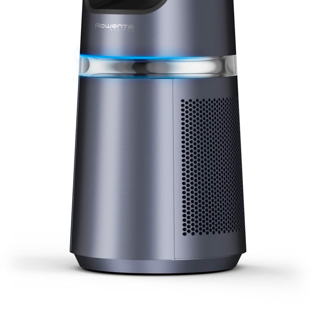 Rowenta rotorloser 2 in1 Luftreinigungsventilator Eclipse QU5030 | Luftreiniger und Ventilator | Feinpartikel | 12 Geschwindigkeiten | Timer | verzögerte Startfunktion | Fernbedienung | Anthrazit
