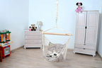 Lola Bella Chica 4in1 Babywiege Babyhängematte | Öko-Tex Zertifiziert | mit Lammfell