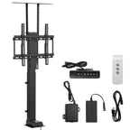 VEVOR Motorisierter TV-Liftständer verstellbare Halterung für TV-Liftständer (60 kg belastbar), vertikale elektrische TV-Halterung mit Fernbedienung, für 813-1397 mm (Nicht im Schrank)