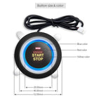 EasyGuard Smart Schlüssel RFID Auto Alarm mit Smart Push Start Button & Touch Keyless Go System