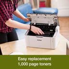 Brother HL-1110 kompakter Schwarzweiß-Laserdrucker