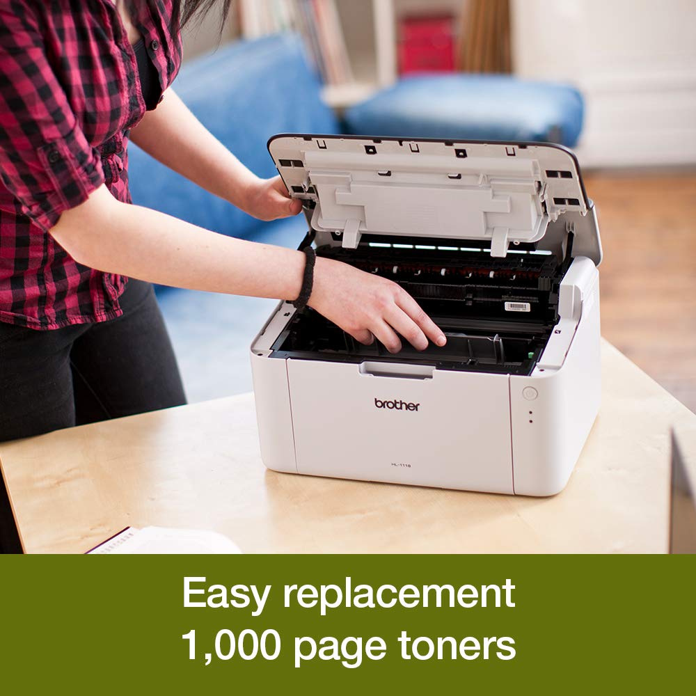 Brother HL-1110 kompakter Schwarzweiß-Laserdrucker