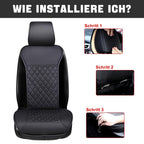 LUSRAIT Sitzkissen, Bequeme Sitzbedeckung mit voller Rückenstützung, Universal Sitzkissen für Sitz im Winter (groß) (groß)