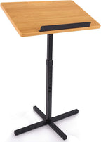 Pyle Stehpult Höhenverstellbar – Mobiler Laptopständer & Stehtisch für Büro, Bühne oder Präsentationen – Ergonomisch, Universal & Leicht