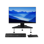 Furinno Turn-n-Tube Eckmonitor Riser Ständer, Americano, Edelstahlrohre, 49.8 (Breite) x 11.7 (Höhe) x 26.9 (Tiefe) cm
