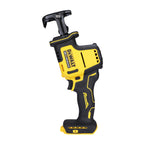 DEWALT 18 Volt Akku-Kompakt-Säbelsäge(bürstenloser Motor, sehr kompakte Abmessungen, werkzeugloser Sägeblattwechsel, schwenkbarer Sägeschuh, Lieferung ohne Akku und Ladegerät), DCS369N-XJ