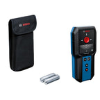Bosch Professional Ortungsgerät GMS 120-27 (2xAA Batterien, max. Detektionstiefe Nicht-magnetisches Metall/magnetisches Metall/Spannungsführende Leitungen/Holz: 120/100/50/30 mm, Schutztasche)