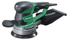 HIKOKI Exzenterschleifer SV15YC (350 Watt, 230 V, Schleifplatte-Ø 150 mm, Leerlaufdrehzahl 4.200-11.000 min-1, Schwingkreis-Ø 2,8/6,2 mm, im Karton, inkl. Staubbeutel und Zusatzhandgriff), Braun