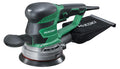 HIKOKI Exzenterschleifer SV15YC (350 Watt, 230 V, Schleifplatte-Ø 150 mm, Leerlaufdrehzahl 4.200-11.000 min-1, Schwingkreis-Ø 2,8/6,2 mm, im Karton, inkl. Staubbeutel und Zusatzhandgriff), Braun