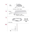 Paulmann Wire Systems Set MacLED 5x4,5W Chrom matt