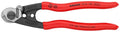 KNIPEX Drahtseilschere geschmiedet mit Kunststoff überzogen 190 mm, 95 61 190