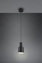 Trio Leuchten Pendelleuchte Agudo 319400132, Metall Schwarz matt, exkl. 1x E27